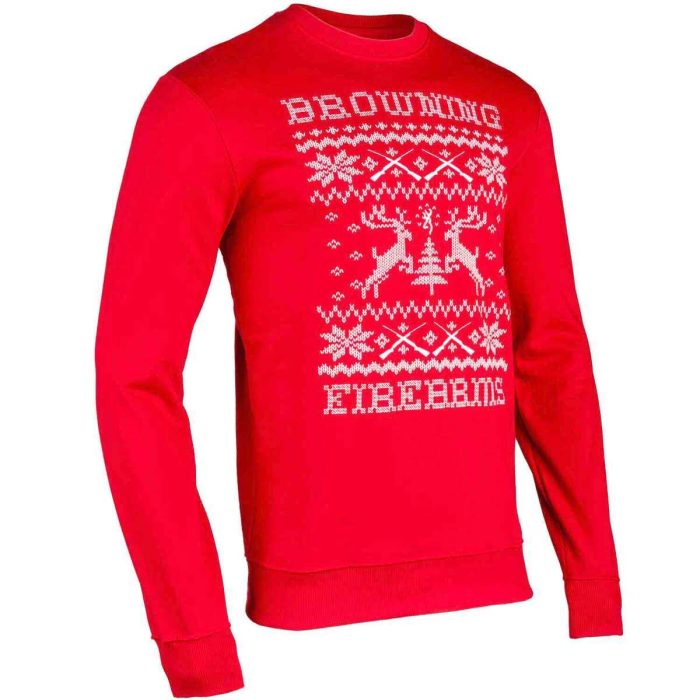 Browning Men's Firearms Snowflake Sweatshirt