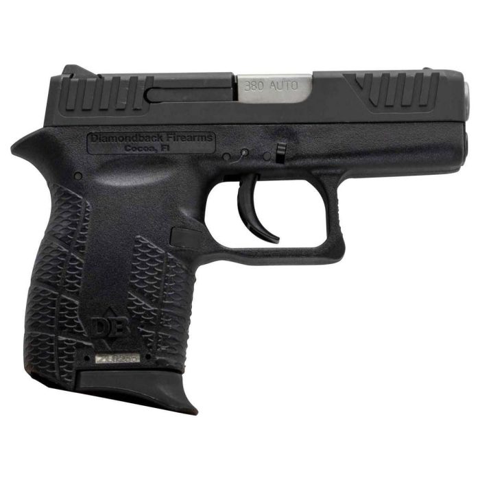 Diamondback DB380 w/Viridian Laser 380 Auto (ACP) 2.8in Black Pistol - 6+1 Rounds