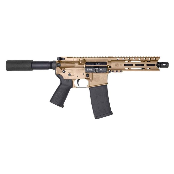 Diamondback Firearms DB15 5.56mm NATO 7in Flat Dark Earth Modern Sporting Pistol - 30+1 Rounds