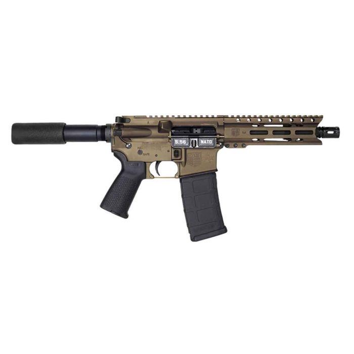 Diamondback Firearms DB15 5.56mm NATO 7in Midnight Bronze Modern Sporting Pistol - 30+1 Rounds