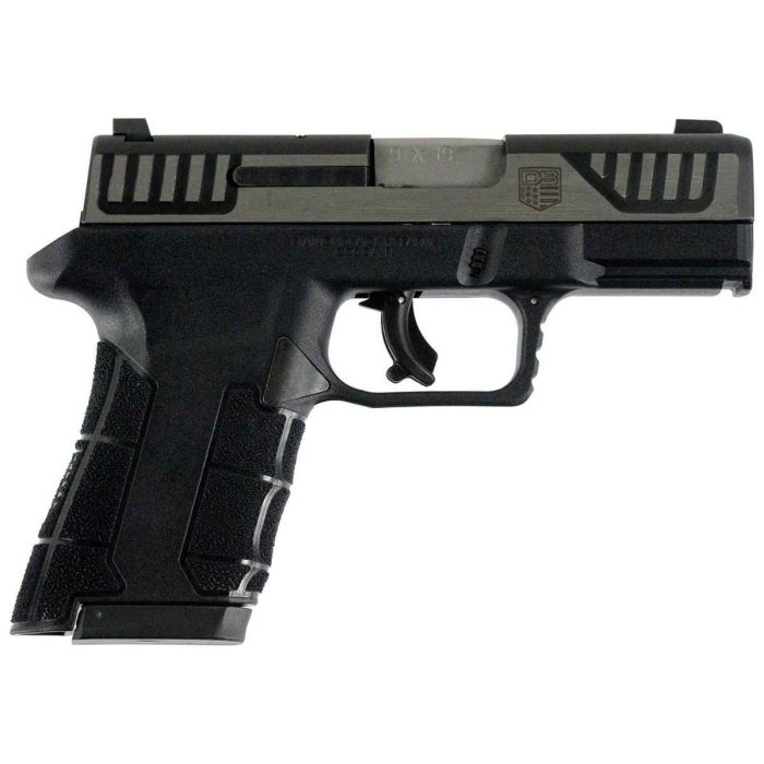 Diamondback 9mm Luger 3.5in Black & Stainless Steel/Black Nitride Accents Pistol - 15+1 Rounds