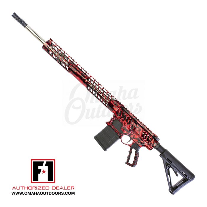 F1 Firearms BDR-10-3G Red Marbalizer Rifle 20 RD 6.5 Creedmoo ...