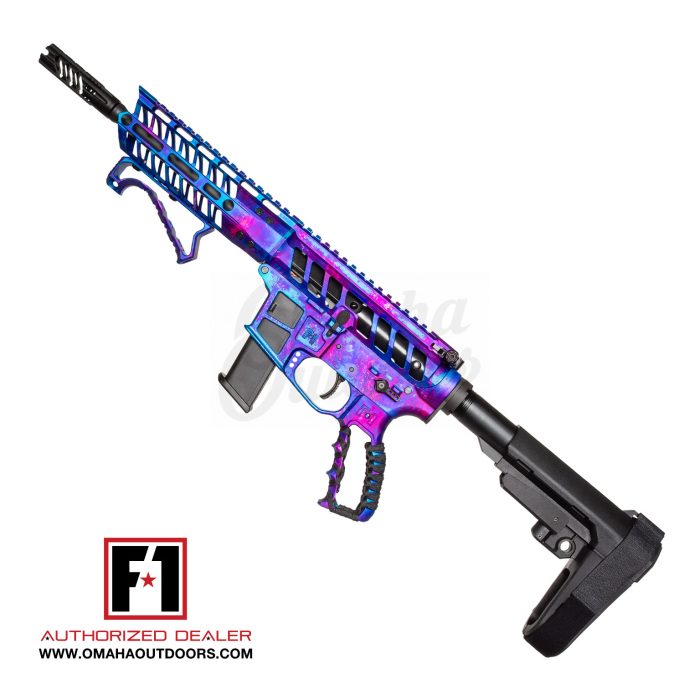 F1 Firearms UDP-9 Skeletonized Mermaid AR-9 Pistol 17 RD 9mm 8.3"