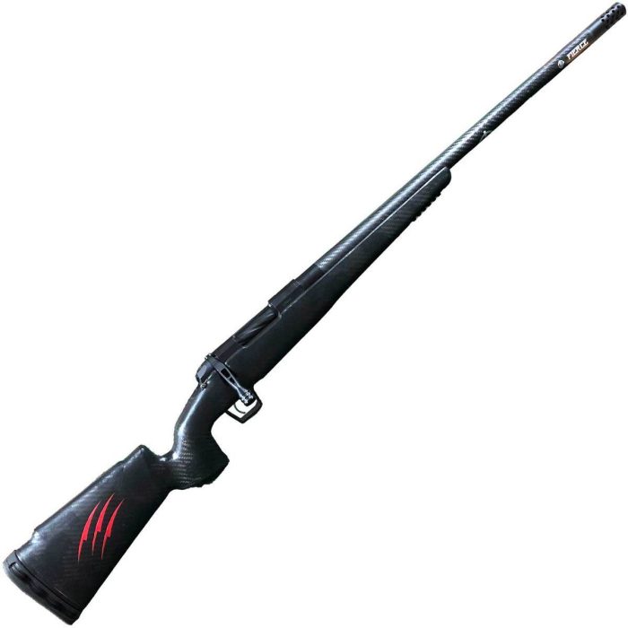 Fierce Firearms Carbon Rival Black Cerakote Blackout Bolt Action Rifle - 6.5 PRC