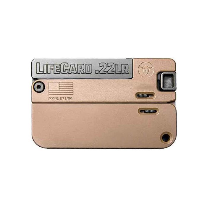 Trailblazer LifeCard 22 Long Rifle 2.5in Barret Brown Break Action Pistol - 1 Round