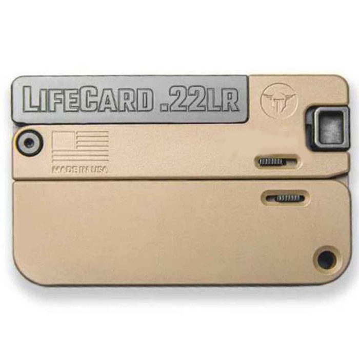 Trailblazer LifeCard 22 Long Rifle Flat Dark Earth Pistol - 1 Round